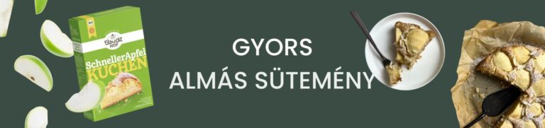 Gluténmentes almás sütemény