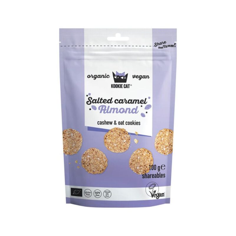 Kookie cat sós-karamellás keksz 100g