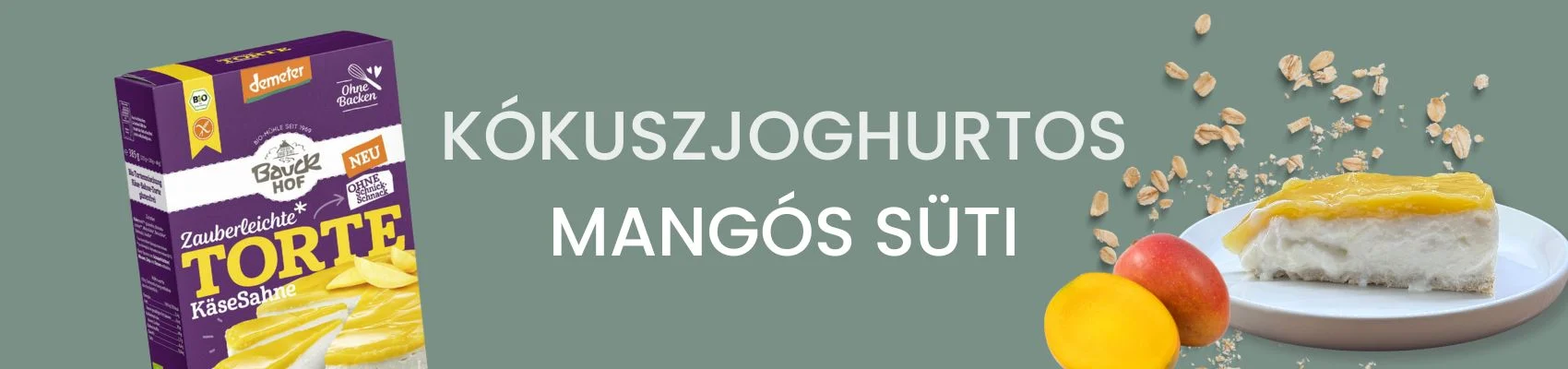 kókuszjoghurtos mangós süti