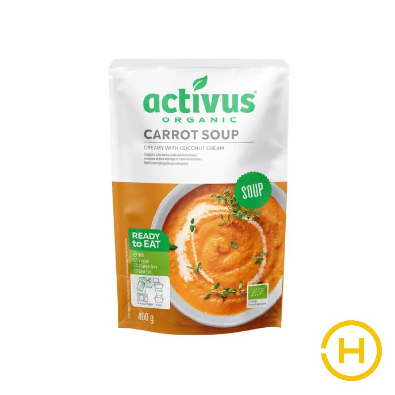 Activus bio sárgarépa krémleves 400g