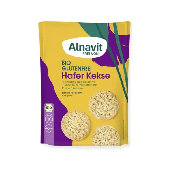 Alnavit bio zabkeksz Alnavit bio gluténmentes zabkeksz