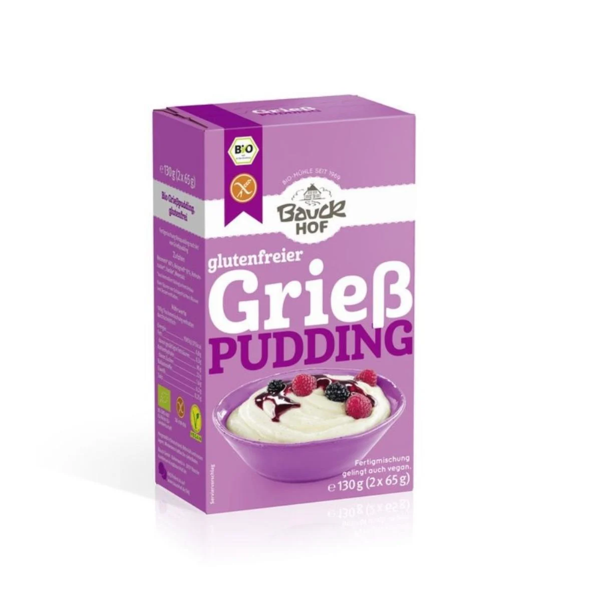 Bauckhof BIO grízpuding – gluténmentes