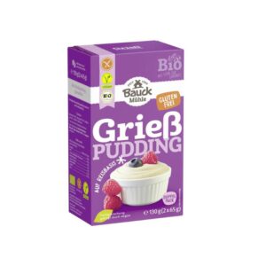 Bauckhof BIO gluténmentes gríz puding