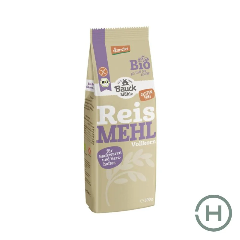 Bauckhof BIO barna rizsliszt gluténmentes 500 g