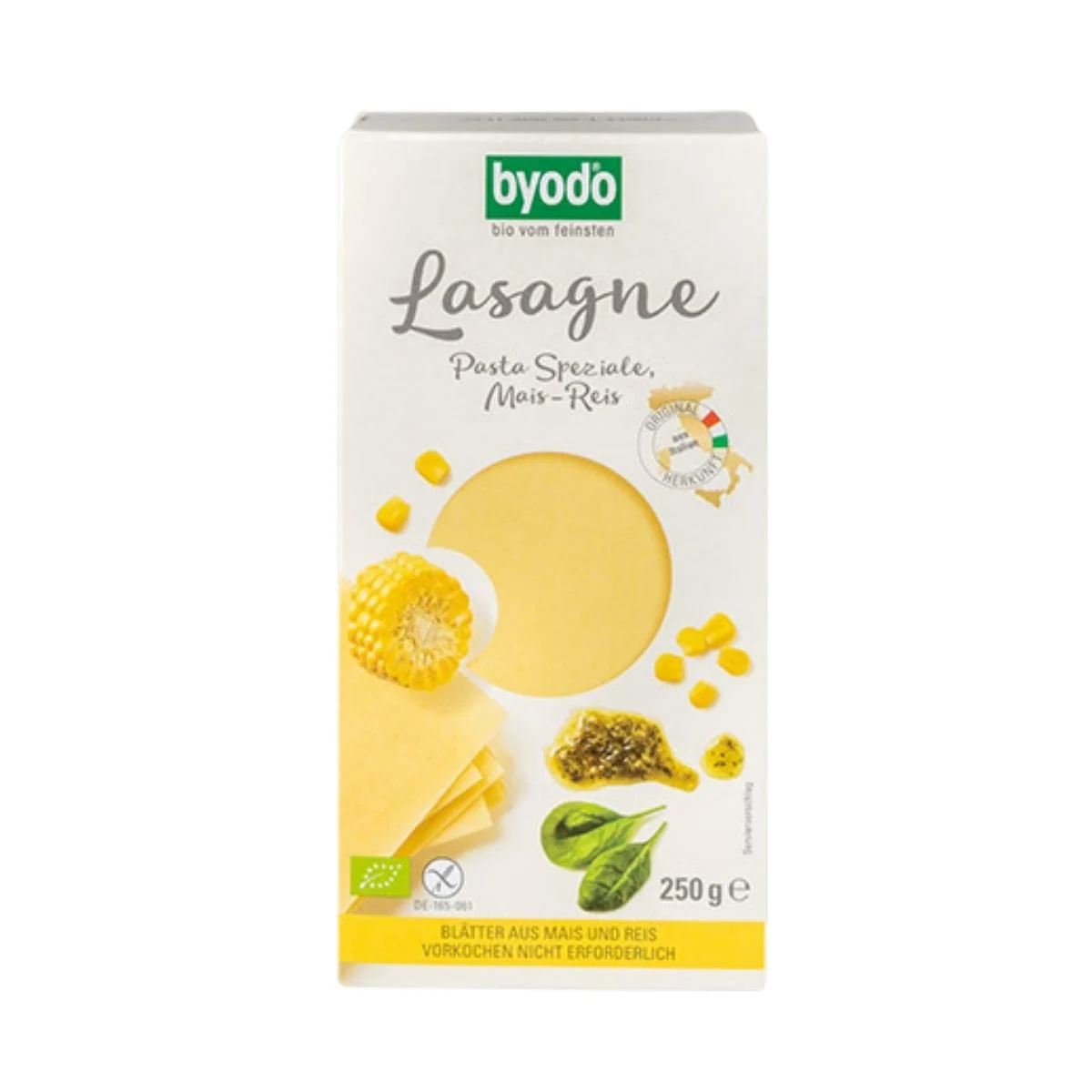 Byodo bio gluténmentes lasagne tészta