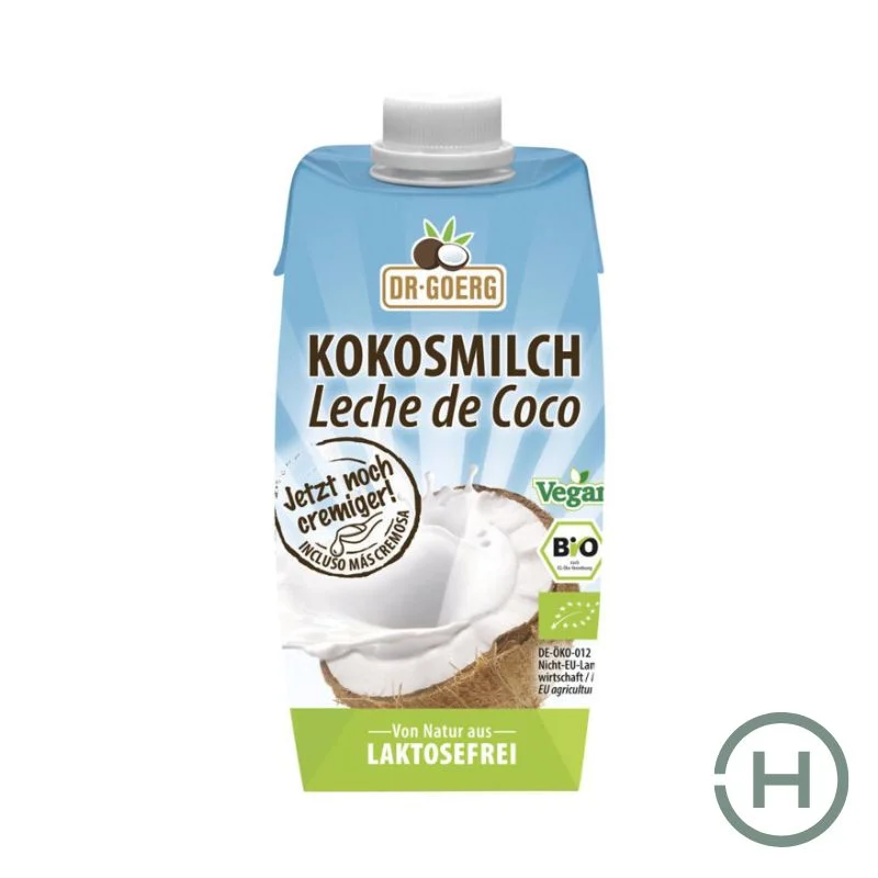 Dr. Goerg kókusztejszín 330ml – habbá felverhető!