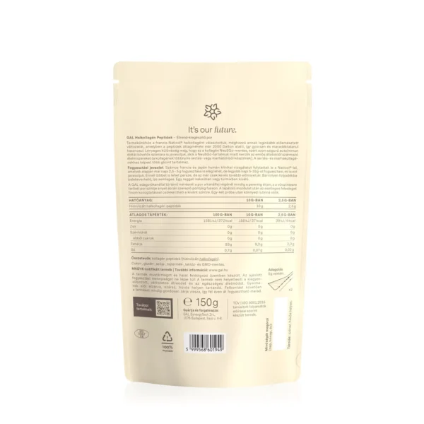 GAL halkollagén címke GAL halkollagén címke