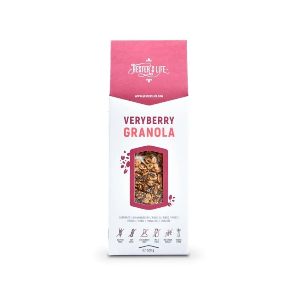 Hester's life ribizlis granola 320g