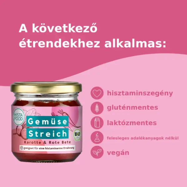 Histafood zöldségkrém répával és céklával mentességek Histafood zöldségkrém répával és céklával mentességek