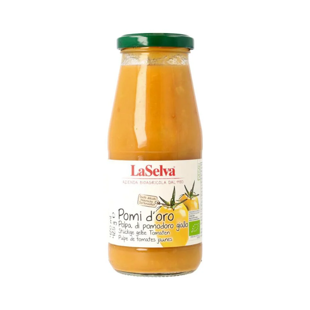 LaSelva bio sárga paradicsomszósz 425 g