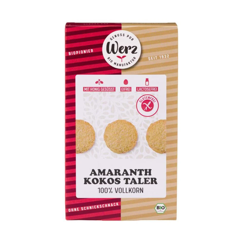 Werz bio Amaránt-kókusz tallér