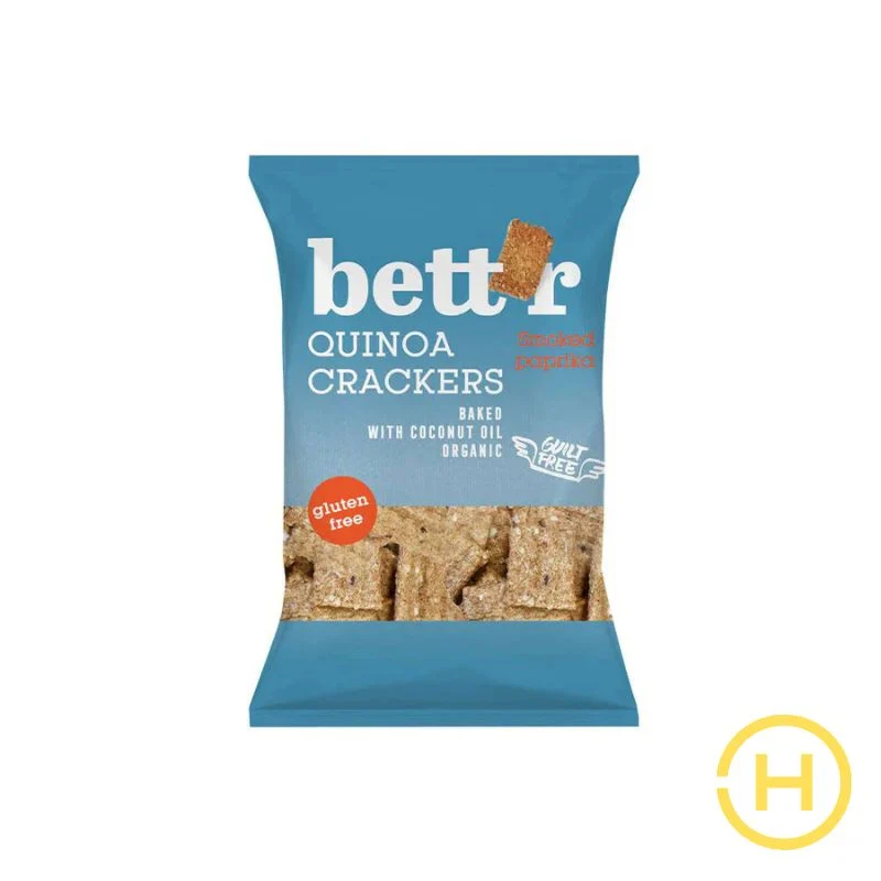 Bett'r bio quinoa kréker pirospaprikás 100g