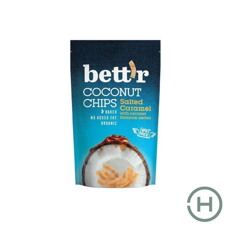 Bettr bio sós-karamellás kókusz chips 70g