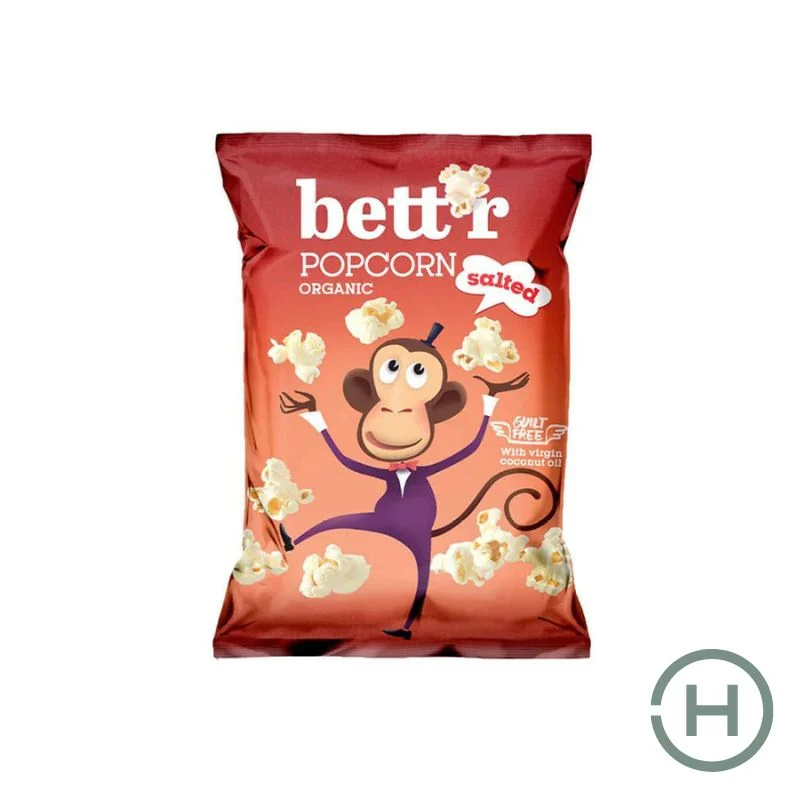 Bett'r bio popcorn tengeri sós 60g