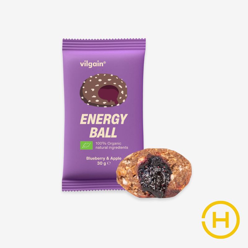 Vilgain bio energy ball – áfonya és alma 30g