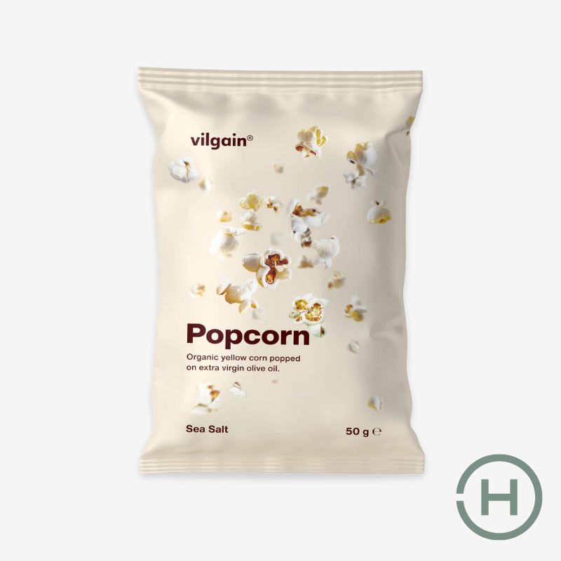 Vilgain bio popcorn 50g