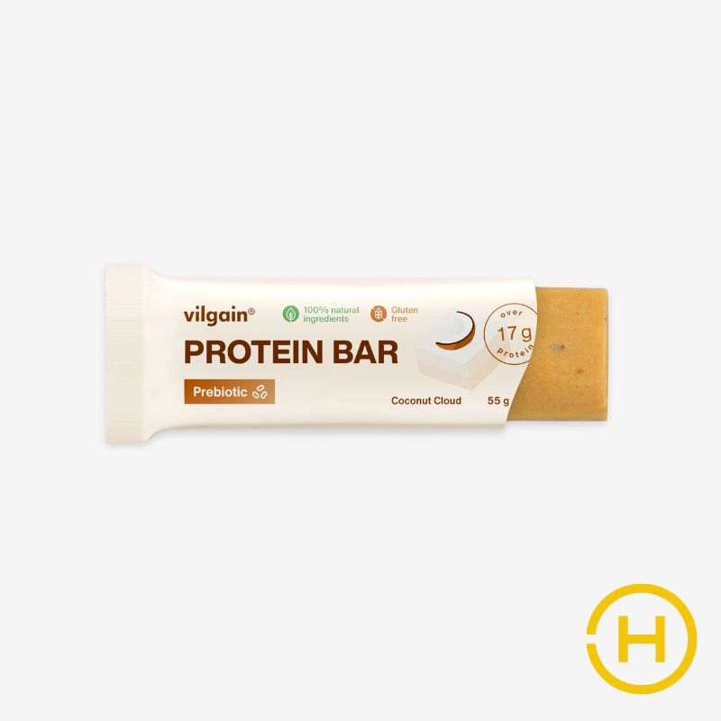 vilgain prebiotikus fehérjeszelet kókuszos 55g