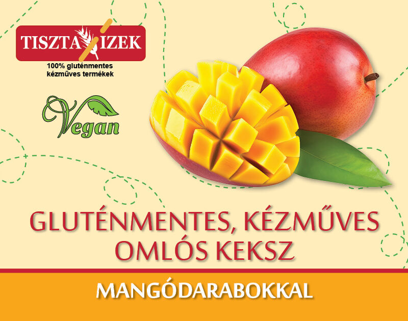 Tiszta Ízek gluténmentes mangós keksz