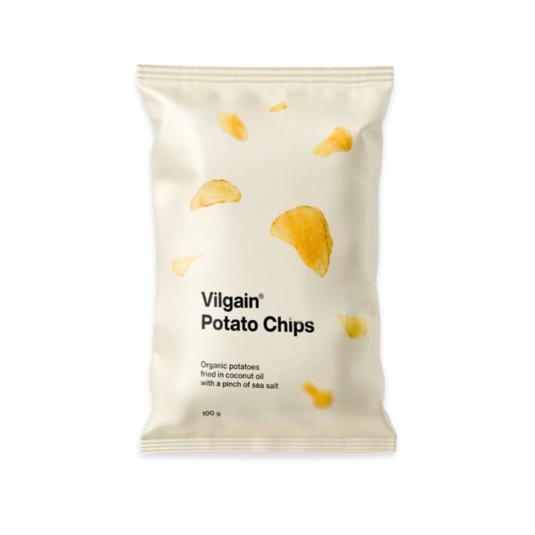 vilgain bio burgonyachips kókuszolajban sütve 100g