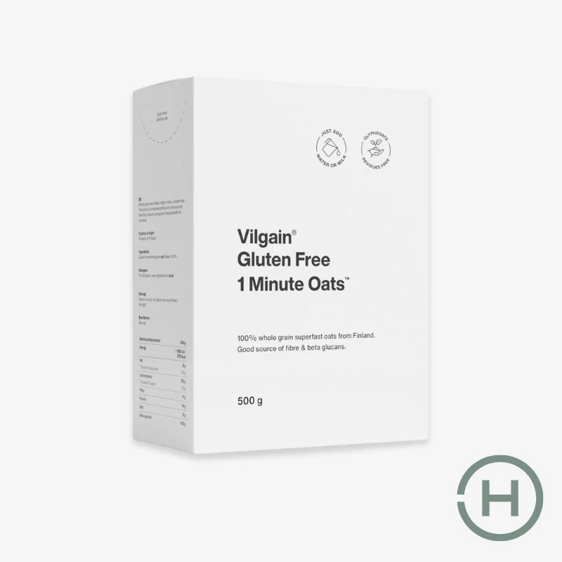 Vilgain instant gluténmentes egyperces zabpehely 500g