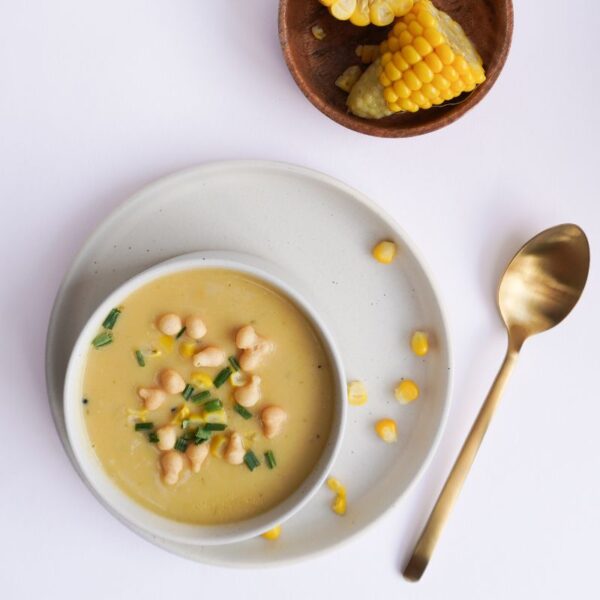 Activus bio kukorica krémleves 400g (2) Activus bio kukorica krémleves tálalva