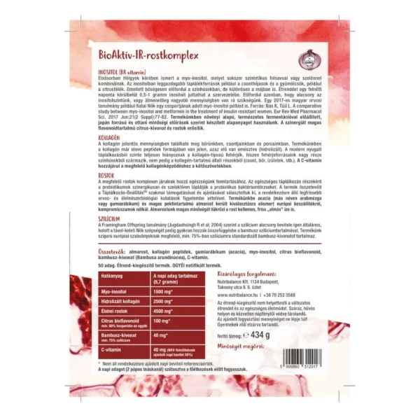 Freyagena Bioaktv-IR-rostkomplex-2 Freyagena Bioaktv-IR-rostkomplex hátoldal