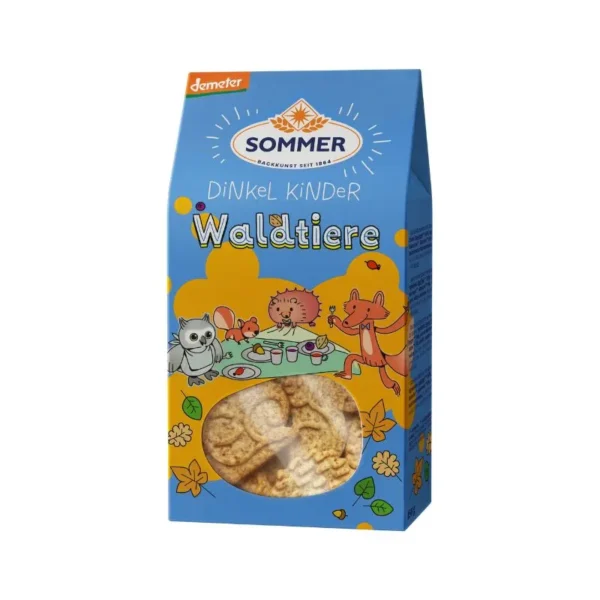 Sommer bio állatfigurás tönkölykeksz 150g Sommer bio állatfigurás tönkölykeksz 150g