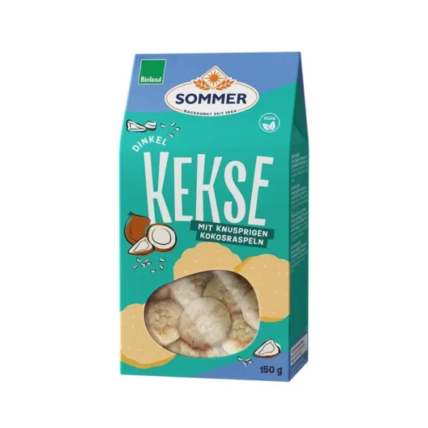 Sommer bio kókuszos tönkölykeksz 150g Sommer bio kókuszos tönkölykeksz 150g
