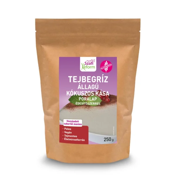 Szafi reform tejbegríz állagú kókuszos kása poralap 250g