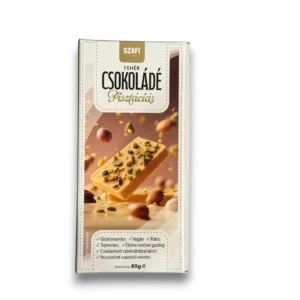 Szafi Life Fehércsokoládé pisztáciával 80g