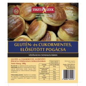 Tiszta Ízek gluténmentes elősütött pogácsa 380g