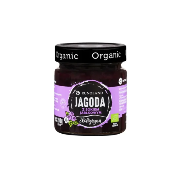 Runoland kékáfonya dzsem bio 200g