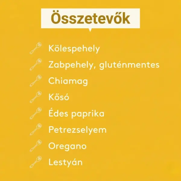 Histaminikus _Betty Bratling_ fasírtpor összetevők Histaminikus _Betty Bratling_ fasírtpor összetevők