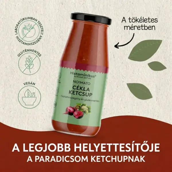 Histaminikus bio Nomato cékla ketchup mentességek Histaminikus bio Nomato cékla ketchup mentességek