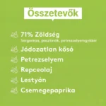 Histaminikus bio ételízesítő zöldségpaszta összetevők