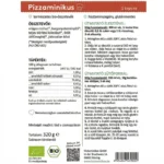 Histaminikus bio pizza lisztkeverék címke