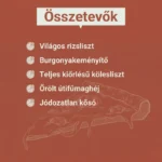 Histaminikus bio pizza lisztkeverék összetevők