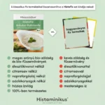 Histaminikus bio zöldfűszeres tejszínes szószalap összehasonlitas