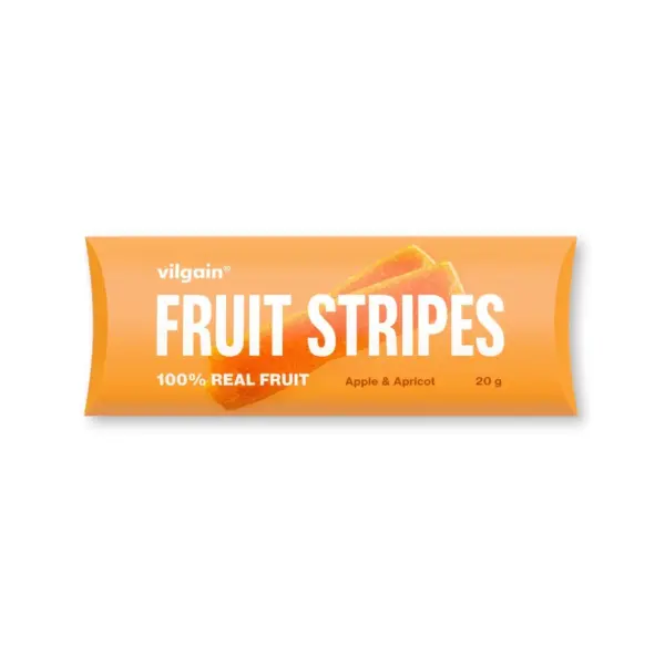Vilgain fruit stripes alma-sárgabarack 20g
