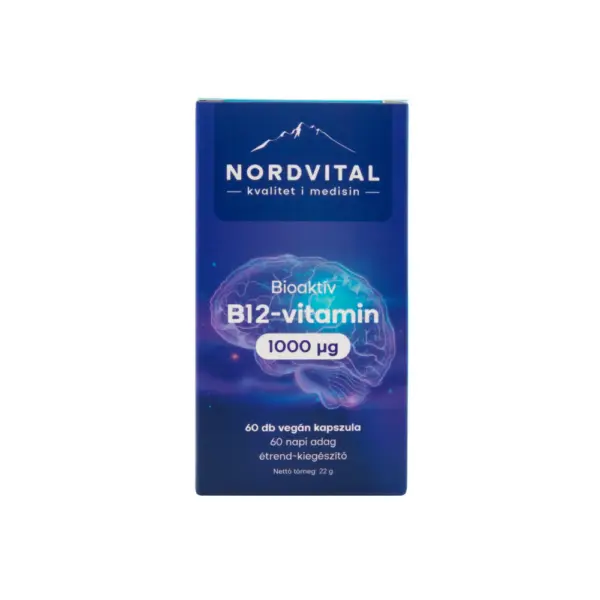 Nordvital B12-vitamin vegán 60db