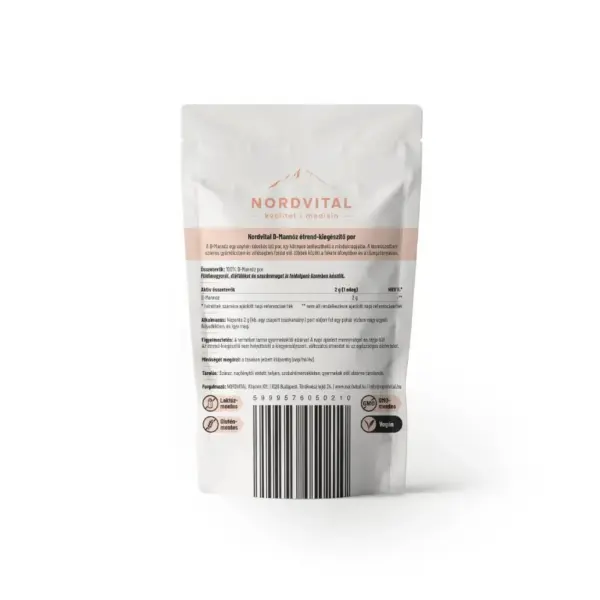 Nordvital D-mannóz 120g Nordvital D-mannóz 120g
