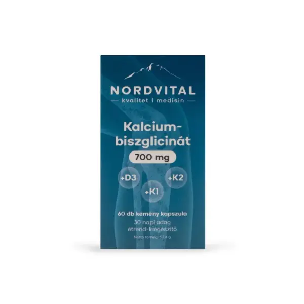 Nordvital kalcium-biszglicinát 60db