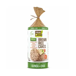 Rice up quinoás chiás puffasztott rizs tallér 120g