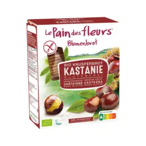 Blumenbrot extrudált kenyér gesztenyeliszttel gluténmentes