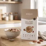 Hester's Life salty pecan porridge az asztalon elkészítve
