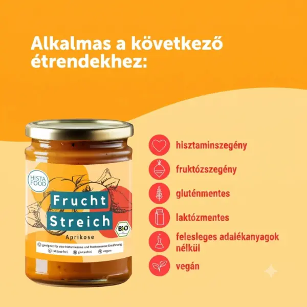 Histafood bio sárgabarackíz 200g (4) Histafood bio sárgabarackíz 200g (4)