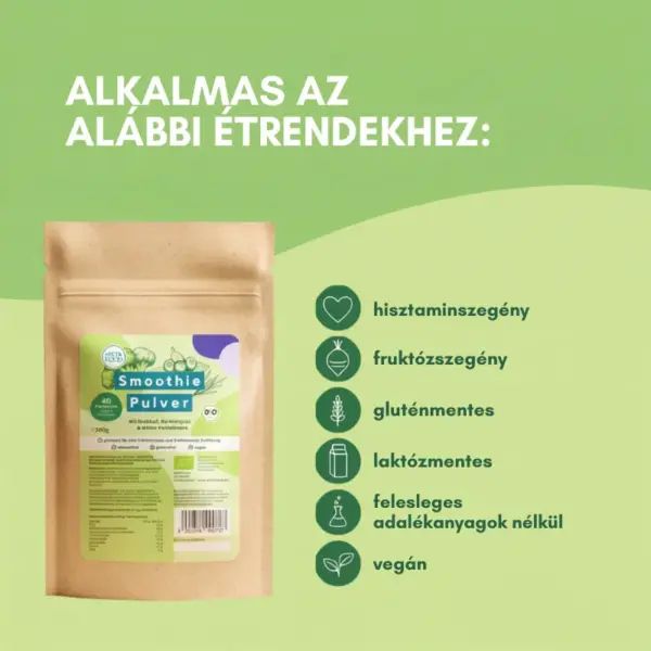 Histafood bio smoothie por-2 Histafood bio smoothie por étrendek