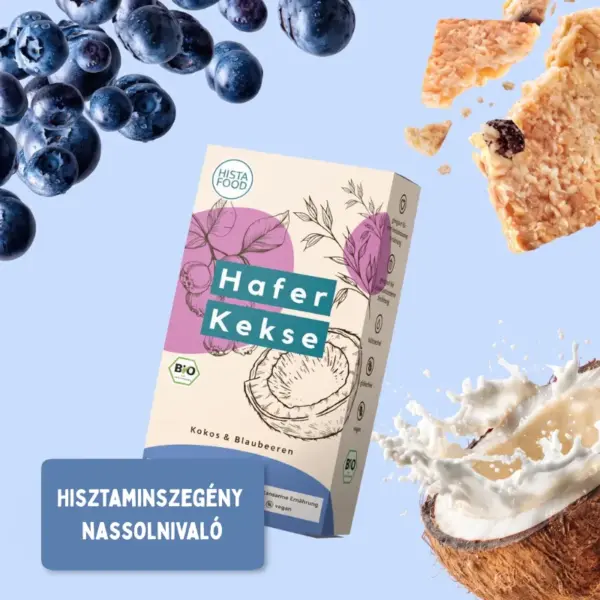 Histafood bio zabkeksz kókuszos- áfonyás Histafood bio zabkeksz kókuszos- áfonyás