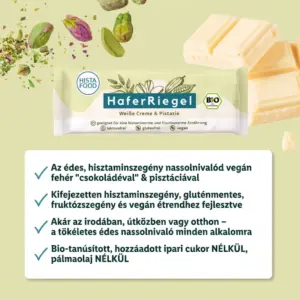 Histafood bio zabszelet fehércsoki pisztácia 40g