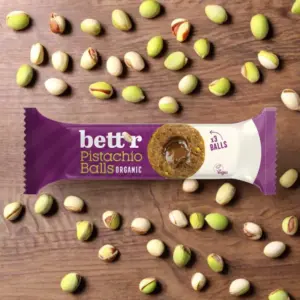 Bett'r Pisztáciával töltött gyümölcsgolyó bio 45g